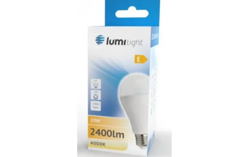 Lumilight ŻARÓWKA LED A65 E27 20W NEUTRALNA LL3845 New