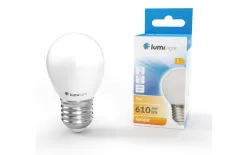 Lumilight ŻARÓWKA LED G45 MILK E27 5W CIEPŁA LL6426 Fashion