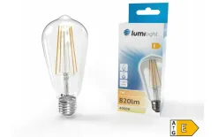 Lumilight Żarówka LED ozdobna E27 7W barwa naturalna LL5917 Clearance