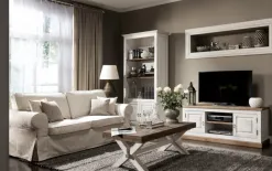 Witek Home by K Ława II P27 Biały postarzany 02 Discount
