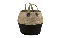 Mondex Bali kosz L 38x30x34 cm czarny Boho Fashion
