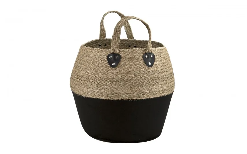 Mondex Bali kosz L 38x30x34 cm czarny Boho Fashion