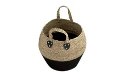 Mondex Bali kosz L 38x30x34 cm czarny Boho Fashion