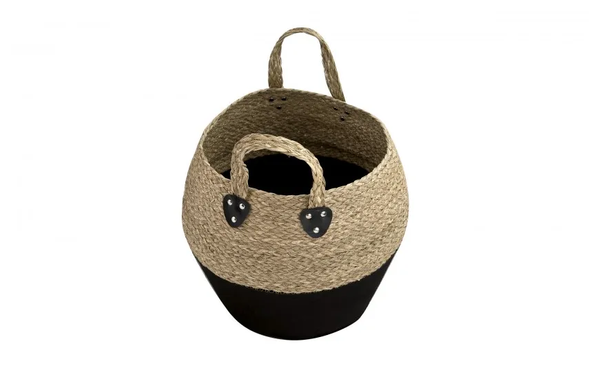 Mondex Bali kosz L 38x30x34 cm czarny Boho Fashion