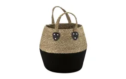 Mondex Bali kosz M 32x28x28 cm czarny Boho Hot