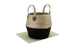 Mondex Bali kosz M 32x28x28 cm czarny Boho Hot