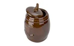 Chomik Beczka ceramiczna na ogórki 3,5 L brązowa Sale
