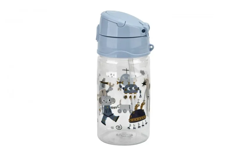 Galicja Bidon dla dzieci ze słomką 480 ml KIDS 13882 niebieski Clearance