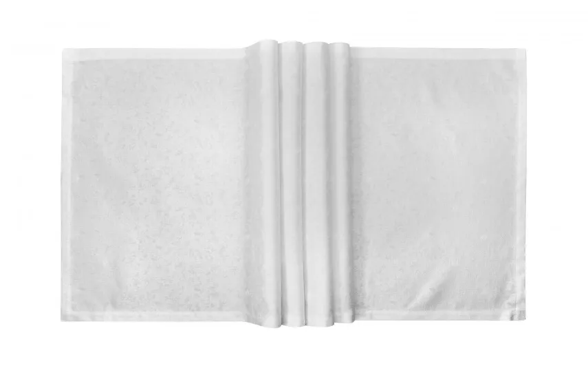 Witek Home Bieżnik na stół 50x150 cm Bruno 099 White bez plisy Discount