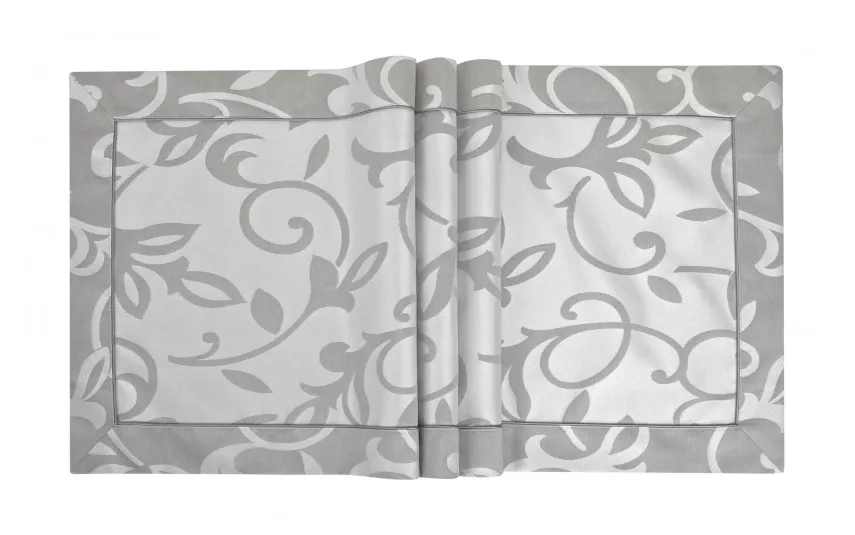 Witek Home Bieżnik na stół 50x150 cm Cuzco 007 Szary plamoodporny Fashion