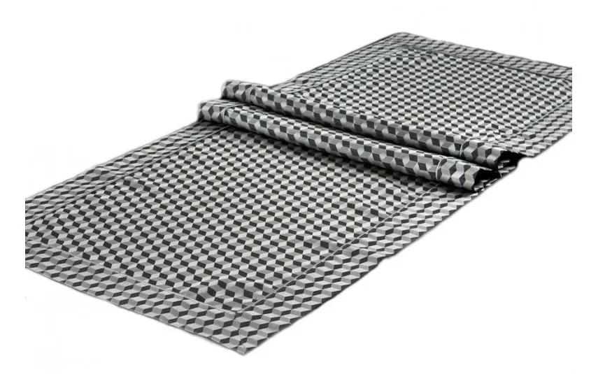 Witek Home Bieżnik na stół 50x150cm Quader Popiel Discount