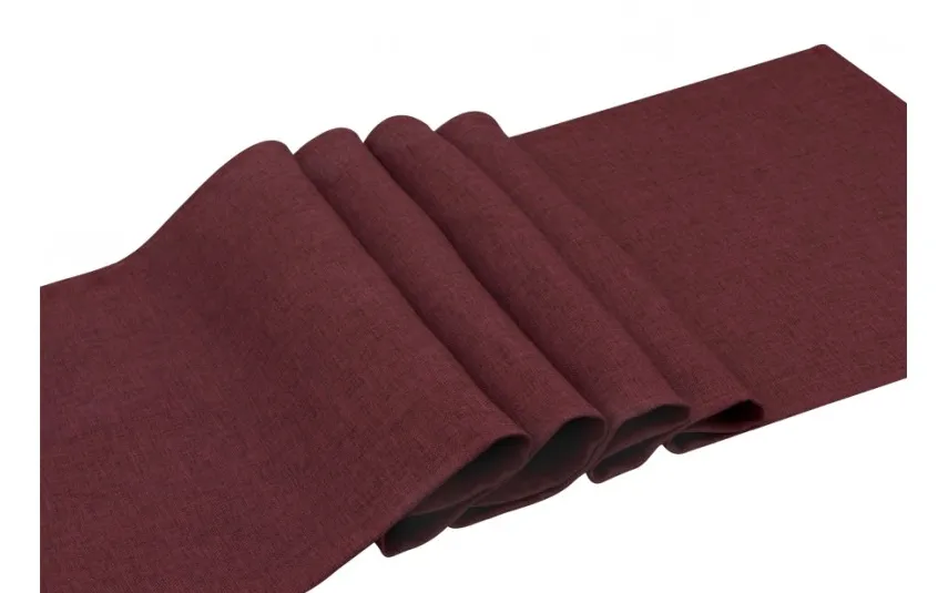 Witek Home Bieżnik na stół 50x150cm Sevilla 001 bordo bez plisy Outlet