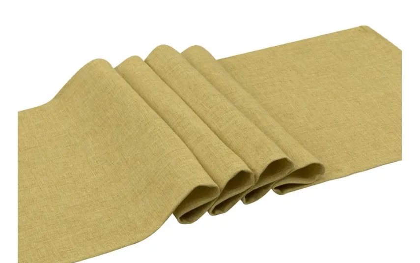 Witek Home Bieżnik na stół 50x150cm Sevilla 005 żółty bez plisy Hot