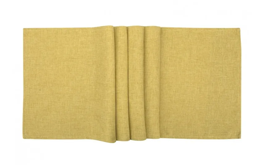 Witek Home Bieżnik na stół 50x150cm Sevilla 005 żółty bez plisy Hot