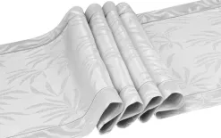 Witek Home Bieżnik "POLONIA" 50x150 cm srebrny Fashion