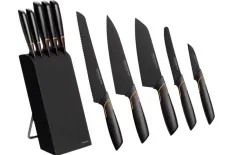 Fiskars Blok z nożami 5 el. Edge Hot