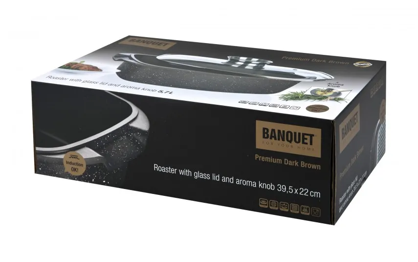 Banquet Brytfanna Premium Dark Brown Best
