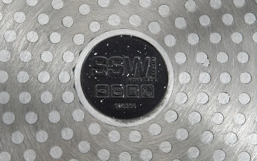 SSW Brytfanna z pokrywą 4 L owalna Rosso z aluminium New