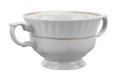 Chodziez Bulionówka 400 ml + spodek Iwona B014 Złota Linia Clearance