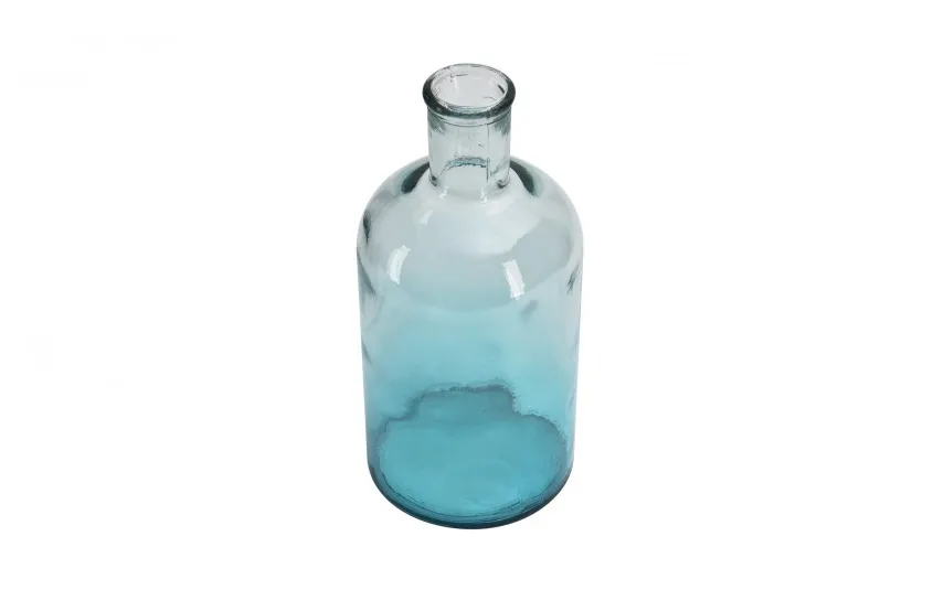 San Miguel Butelka ozdobna 19,5 cm Retro niebieska 5713 Outlet