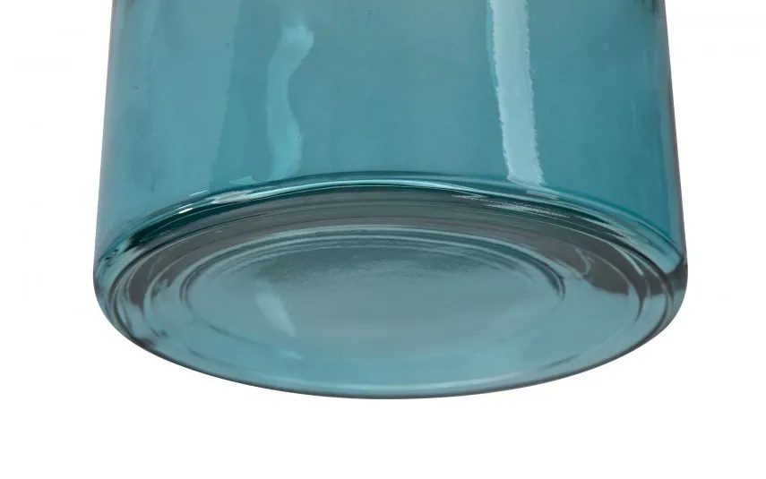 San Miguel Butelka ozdobna 28 cm Retro niebieska 5711 Discount
