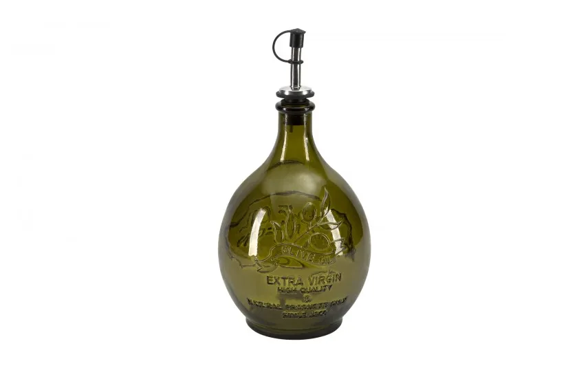 San Miguel Butelka z lejkiem 1 L zielona 5979 3 Hot