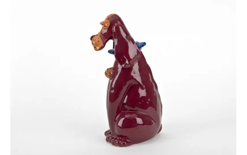 Witek Home Ceramiczna skarbonka Pies czerwony New