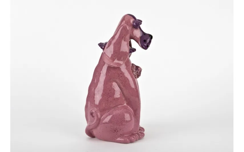 Witek Home Ceramiczna skarbonka Pies różowy New
