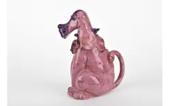 Witek Home Ceramiczny imbryk Pies różowy Fashion
