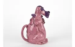 Witek Home Ceramiczny imbryk Pies różowy Fashion