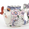 Witek Home Ceramiczny imbryk Ryba różowe kwiaty Discount
