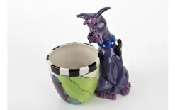 Witek Home Ceramiczny pojemnik Pies przy hydrancie Discount