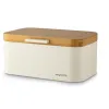 KonigHOFFER Chlebak stalowy 30,5x18x14 cm Capri kremowy Hot