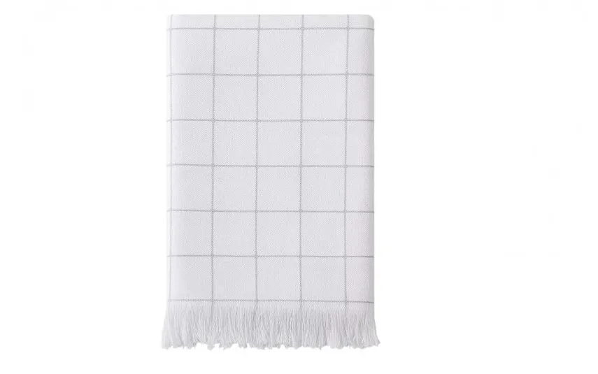 Manterol Ściereczka kuchenna 50x70 cm Multiusos Kratka szara 054 12 Clearance