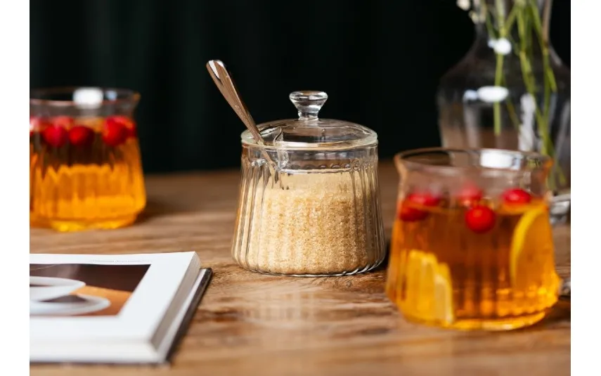 Vialli Design Cukiernica szklana 250 ml z pokrywą MIA1098 Sale