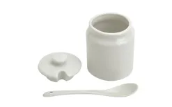 MPLCo Cukierniczka porcelanowa 180 ml z łyżką i pokrywką Online