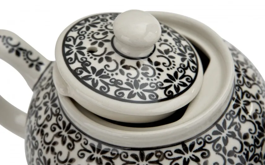 Boleslawiec Czajnik ceramiczny 1 L z pokrywką Bolesławiec Dekor 941 Discount