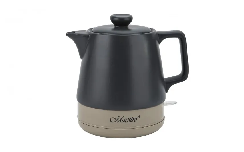 Maestro Czajnik elektryczny 1L ceramiczny MR-071 czarny New