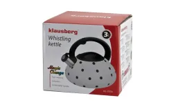 Klausberg Czajnik tradycyjny 3 L magiczny biały w kropki KB-7074 Online