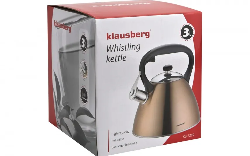 Klausberg Czajnik tradycyjny 3L KB-7209 miedziany Outlet
