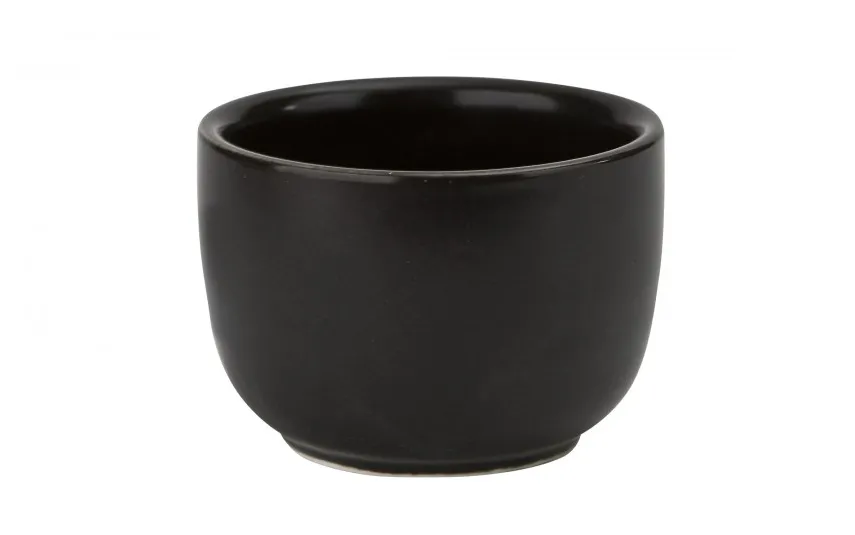 MPLCo Czarny zestaw ceramiczny do dipów taca + 3 miski Fashion