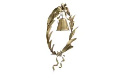 Art-Pol Dekoracja świąteczna Wianek metalowy złoty 38 cm Online