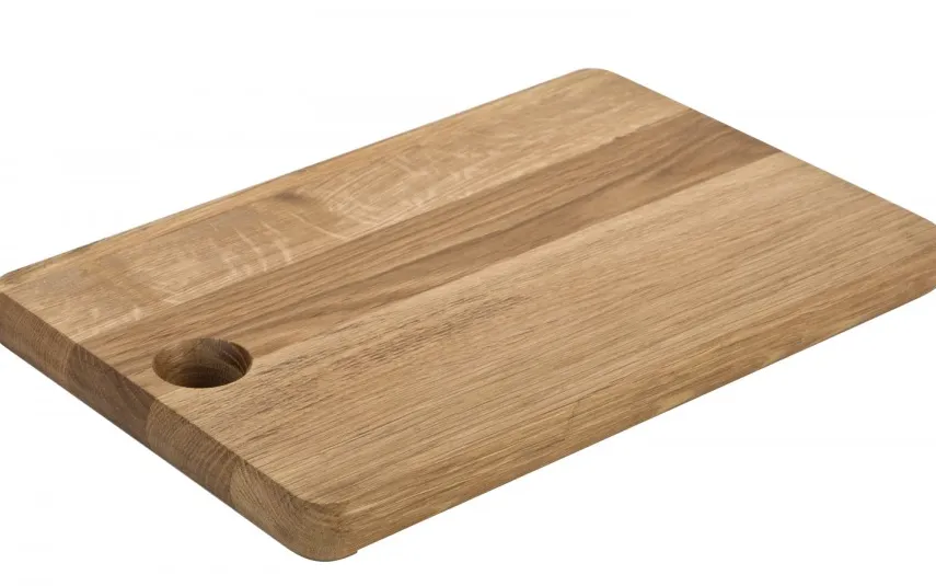 Manufaktura Polska Manupol Deska do krojenia dębowa 20x30cm z kółeczkiem Sale