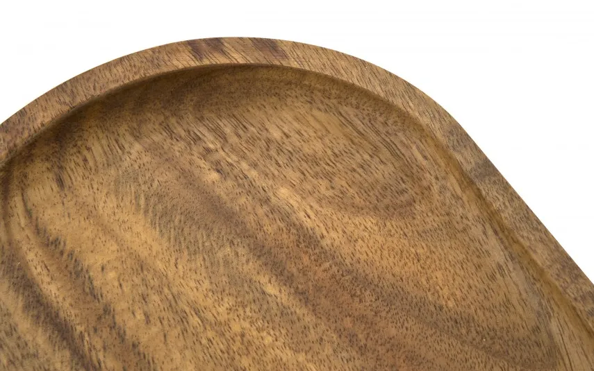 Inna Deska do serwowania taca akacjowa 30x15x2 cm owalna New