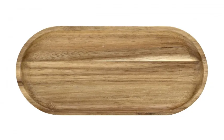 Inna Deska do serwowania taca akacjowa 25x12x2 cm owalna Best