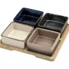 Mondex Deska z miskami MODERN KITCHEN19x19x5cm New