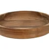 MPLCo Drewniany talerz 20 cm z wysokim rantem Akacja Best