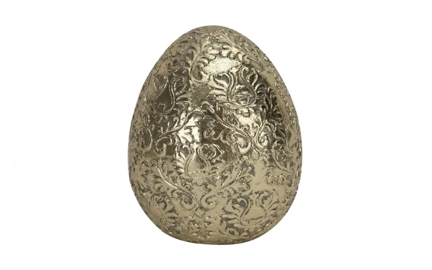 Art-Pol Duże złote Jajko 18 cm Hot