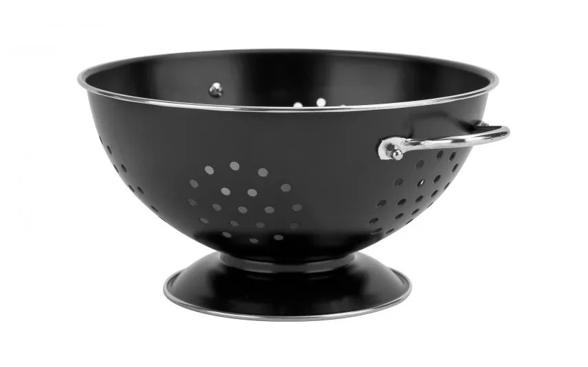 Inna Durszlak/cedzak metalowy 23 cm czarny MPL Best