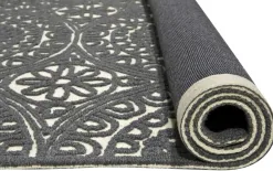 Witek Home Dywan Borneo Dark Grey 160x230 cm New
